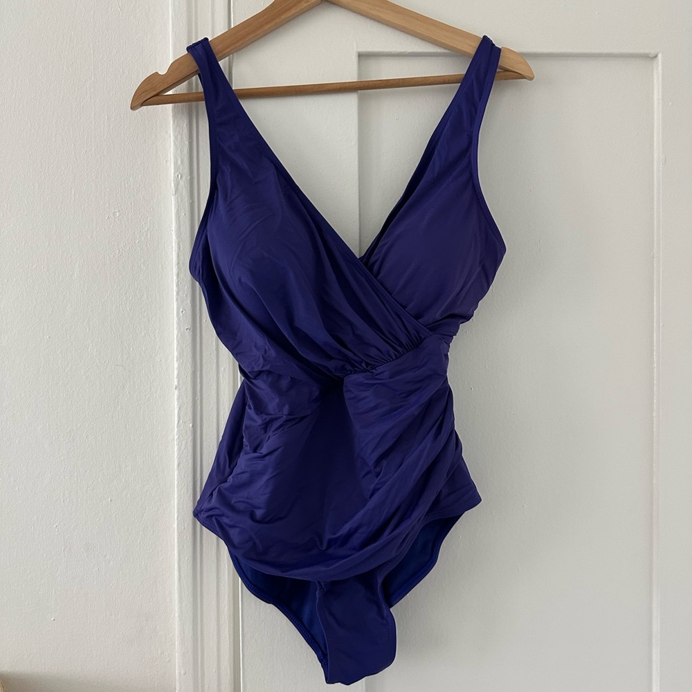 Purple One-Piece Swimsuit